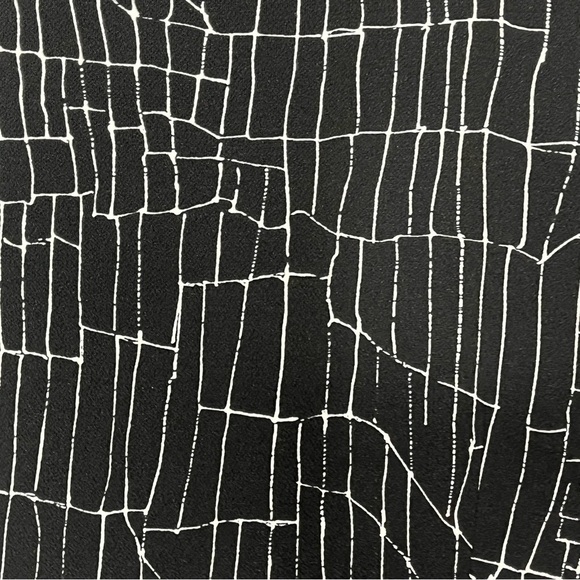 H by Halston Asymmetrical Faux Wrap Dress Abstract Print Short Sleeve - Picture 7 of 10